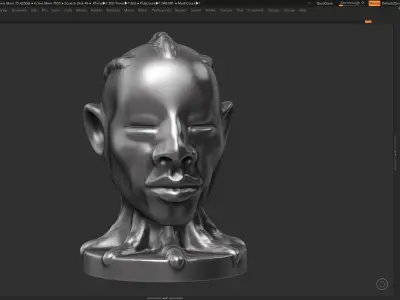 human modern sculpture 3d print model 69 3D print model