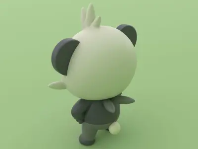 Pancham - Pokemon 3D Print Model 3D print model