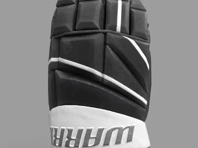 Hockey Glove Low-poly 3D model