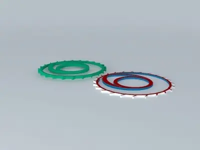 Merry Christmas & Happy New Year America! Free 3D model