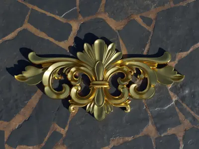 Wooden Ornament 3D print model