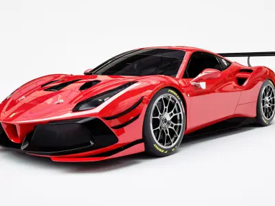 FERRARI 488 3D model get