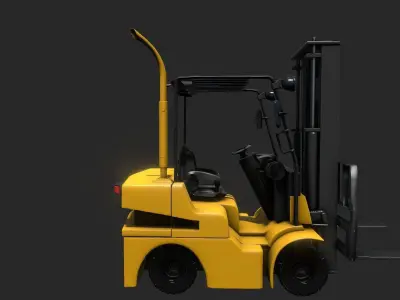 fork-lift-truck forklift 3D model