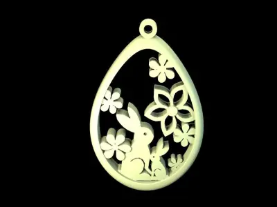 Easter Ornament 3D print model