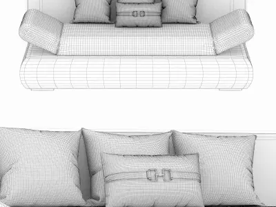 HAMMERSMITH MINI SOFABED 3d model Low-poly 3D model