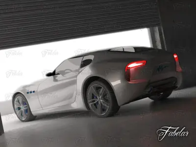 Maserati Alfieri garage 3D model