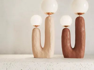 Oo Lamp  abstract 3D model