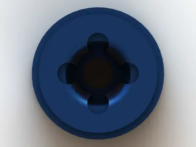 Aluminium Engine Heat Sink for RC Cars 3D model