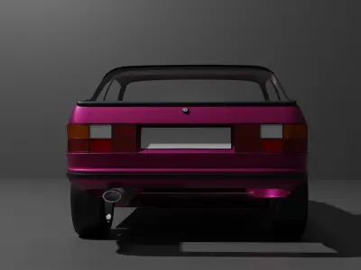 Unlicensed 80s Sports Car  3D model