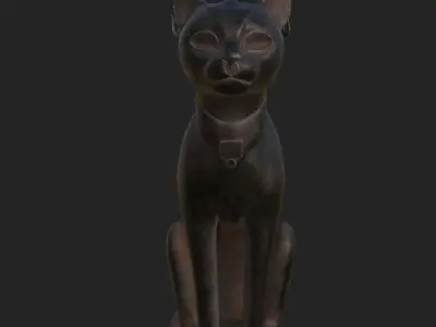 Cat Stature 3D model