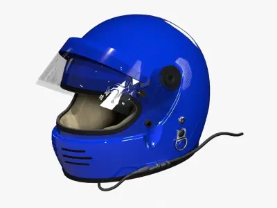 Bell XFM-1 Racing Helmet 3D model