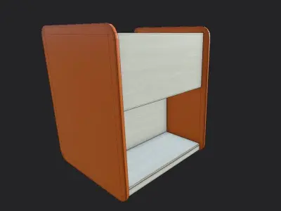 MaxiBacup Orange Low-poly 3D model