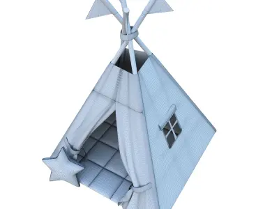 Tent house 3D model