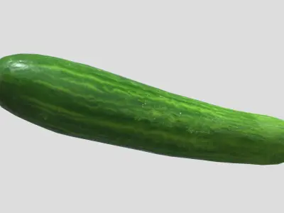 Cucumber Low Poly Low-poly 3D model