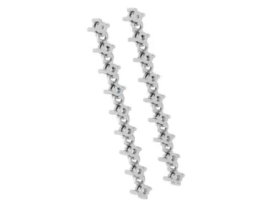 Diamond Shoulderdust Earring 4609 3D print model