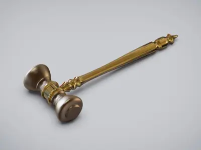 Gavel 3D print model