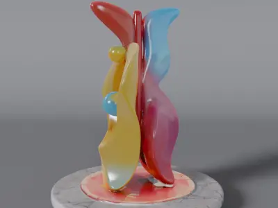 colorful culture  3D model