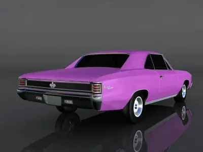 Chevrolet Chevelle SS Low-poly 3D model