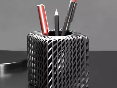 CUBIC PEN HOLDER 3D print model