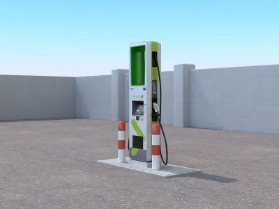 Allego Car Charger 3D model