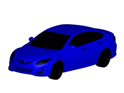 Mazda 6 car 3D model