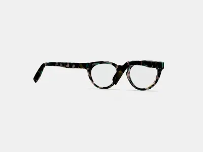 Isla Eyeglasses in Aventurine Tortoise 3D model