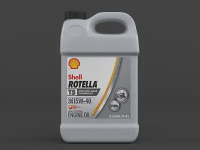 Motor Oils 3D model