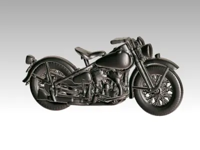 Bike relief WLA 1942 3D print model