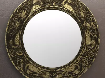 celtic mirror 3D model