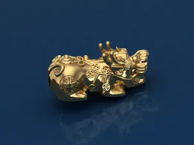 PeeSiv Chiness Lucky 3D print model