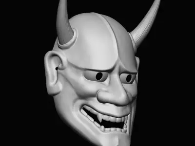 Hannya Mask -wearable 3D print model