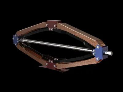 Screw Lifting Jack 3D model
