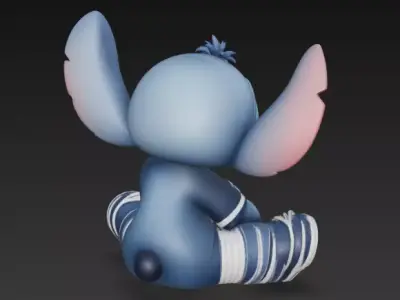 Stitch - Collectable figure 17 American Football 3D print model