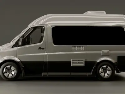 Agile Style Sprinter Van 3D model