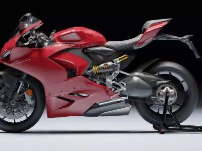 Ducati Panigale V2 2021 Low-poly 3D model