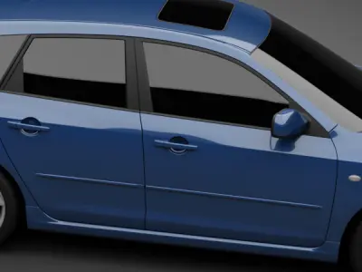 2008 Mazda 3 3D model