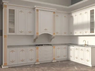 Classic kitchen 3D model