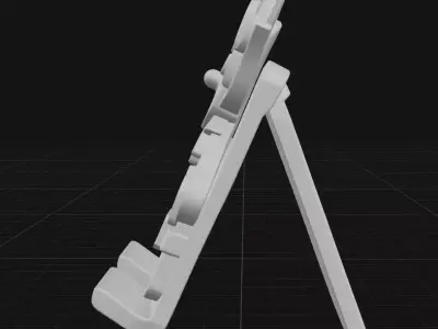 Green elf phone stand 3D print model