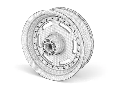 Steel rim 10 3D model