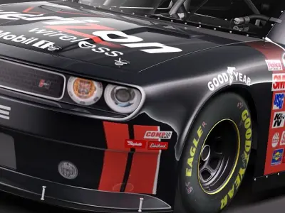 NASCAR 2010 Dodge Challenger 3D Model 3D model