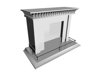 Fireplace 06 3D model