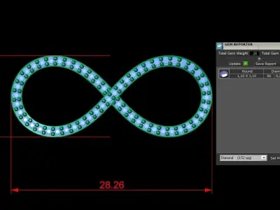 Forever Pendant Free 3D print model