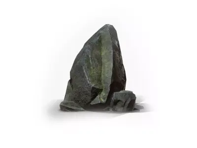 small stone Free low-poly 3D model