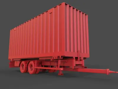 Trailer mod23 3D print model