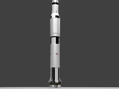 Apollo 11 SpaceShip 3D model
