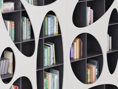 Roche Bobois denia bookcase 3D model