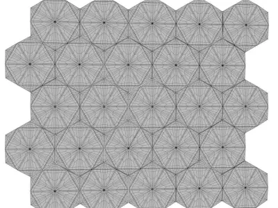 3D decorative panel 3D model