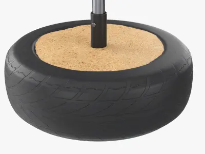 Tetherball 02 3D model