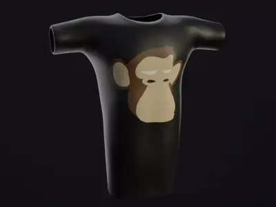 Shirt for NFT Ape Low-poly 3D model