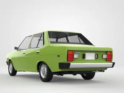 Fiat 131 1974 3D model